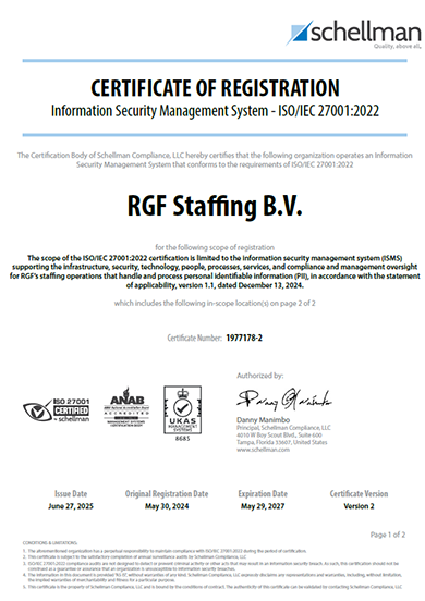Informationssicherheit Zertifizierung nach ISO/IEC 27001:2022 &ndash; der Informationssicherheits-Managementsysteme